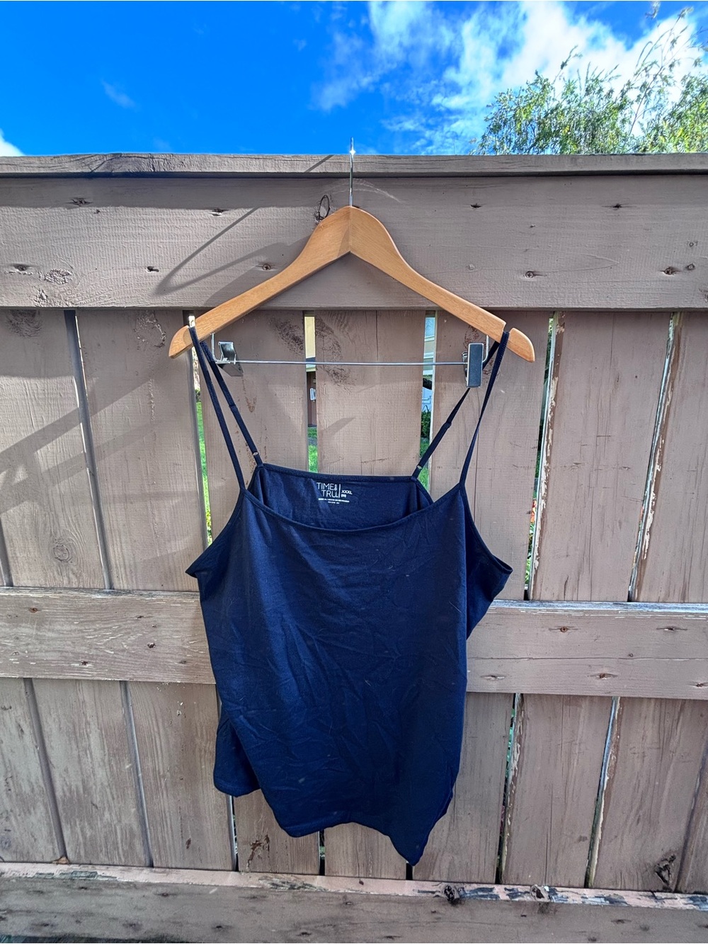 Time and Tru Navy Blue Spaghetti Strap Cami